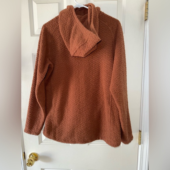 Patagonia W’a Diamond Capra Chocolate Brown Hoodie - Picture 6 of 8